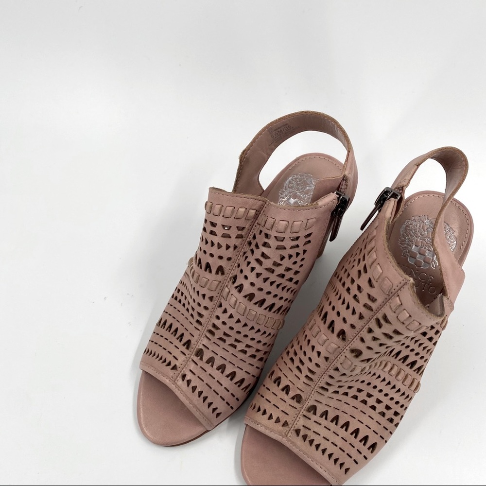 Vince Camuto Leather Light Pink Sandals